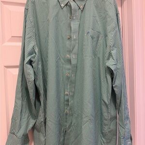 Southern Tide Green Checkered Men's Shirt